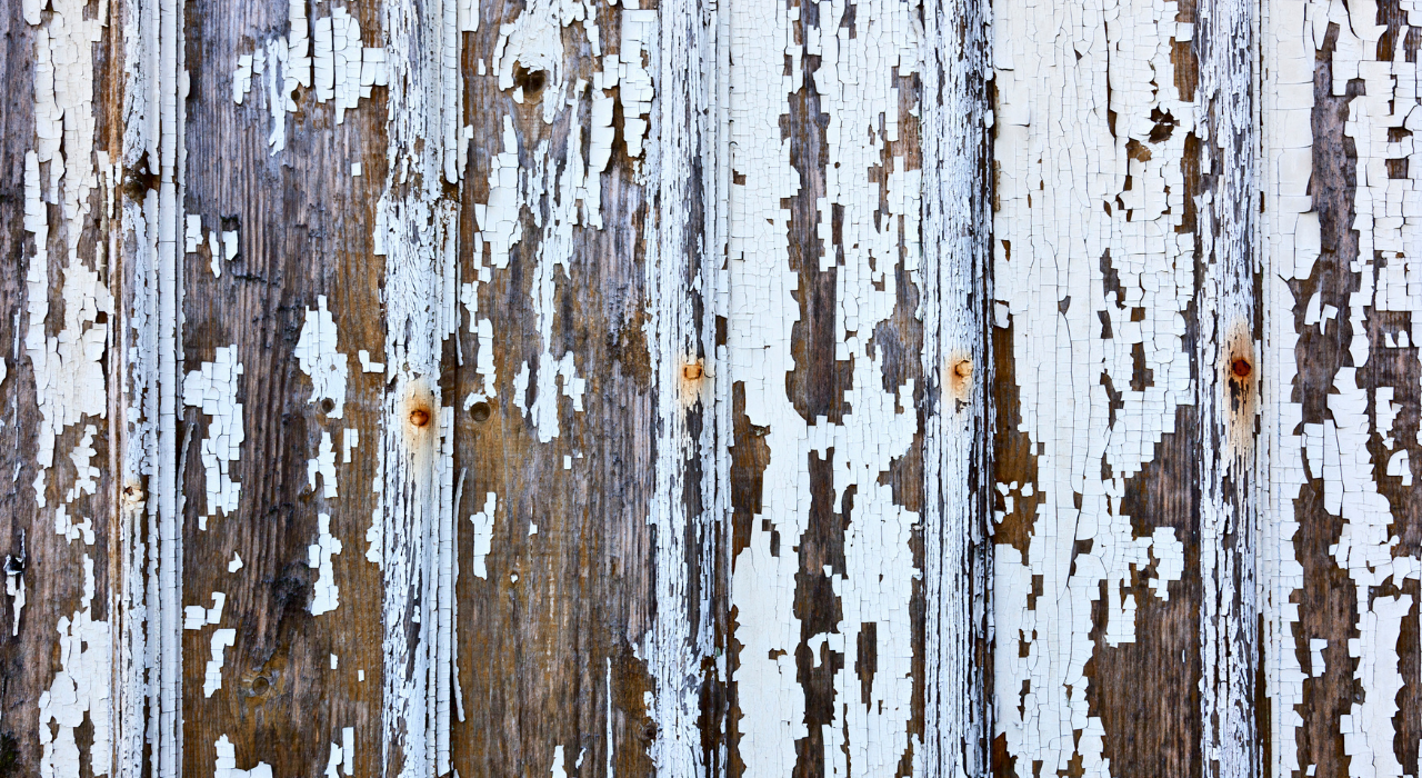 peeling paint Because customers didn't use professional painters.